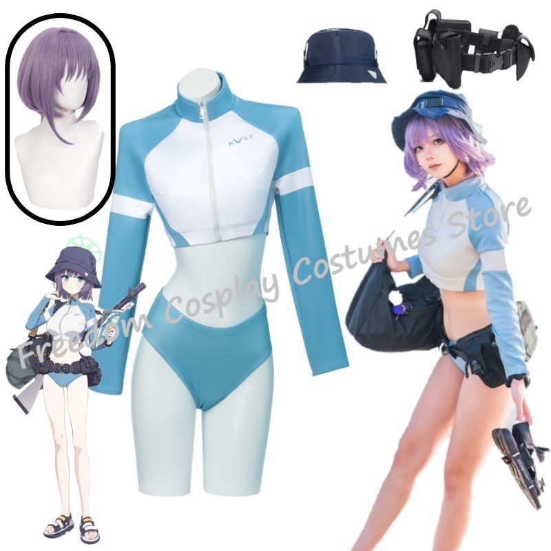 Party Games Summer - Sorai Saki Cosplay Anime Spiel Blau