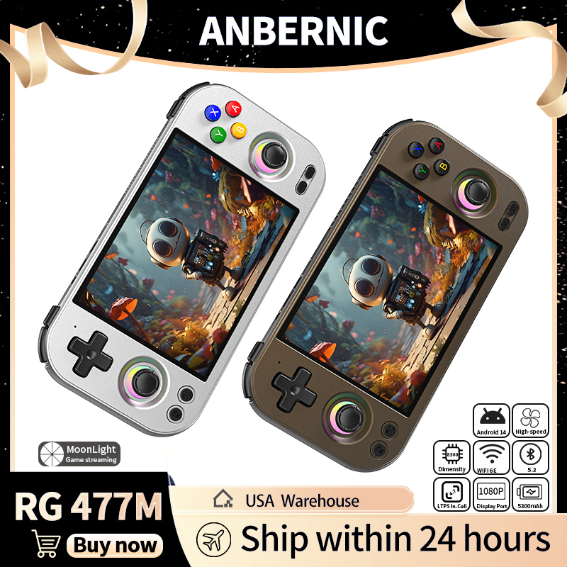 Party Games Android - ANBERNIC RG 477M Retro-Handheld-Spielekonsole 4,7