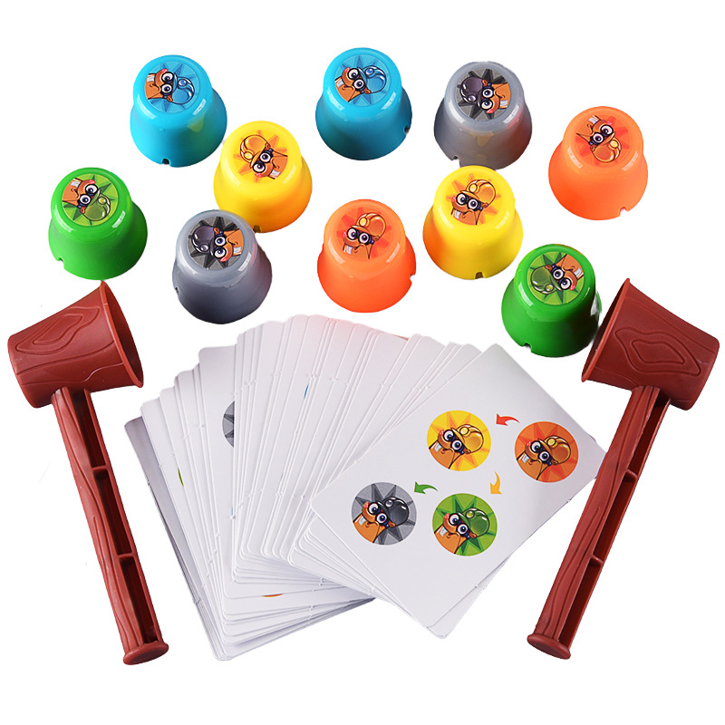 Quick Games Party - Schnell stapelbares Pokerspiel, 20 Herausforderungen, Farberkennung,