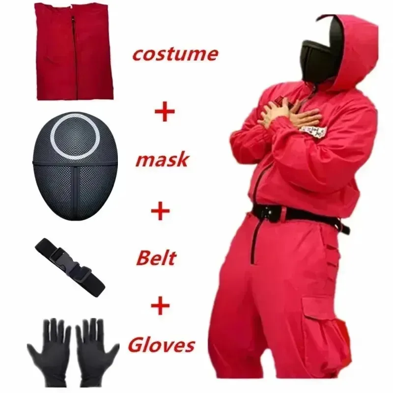 Party Games Classic - AA Roter Tintenfisch-Spielanzug Cosplay Party Trainingsanzug