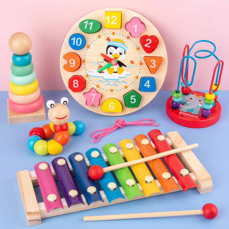 Party Games Animals - Montessori Baby Spielzeug Kinder 3D Holz