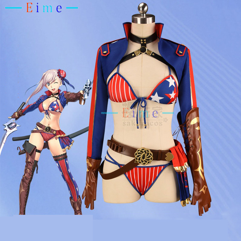 Party Games Summer - FGO Saber Cosplay Kostüm Miyamoto Musashi