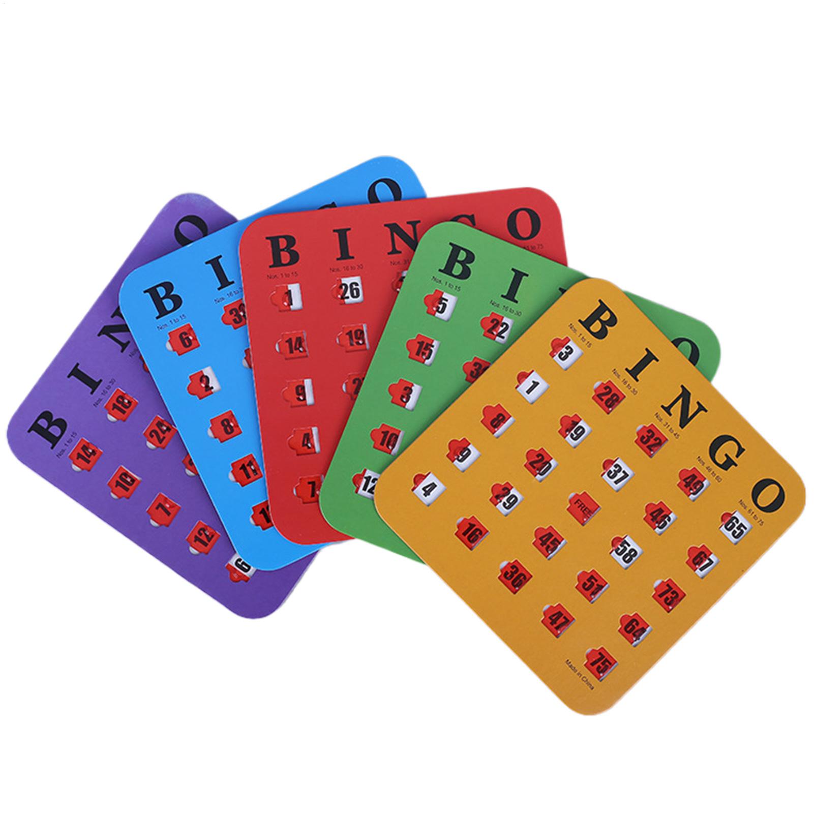 Party Family Games - Wiederverwendbare Bingo-Karten für Logisches Denken mit