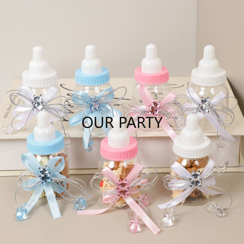 6/12Pcs Kunststoff Babyflasche – Party Games Baby Shower Bewertung und Preis