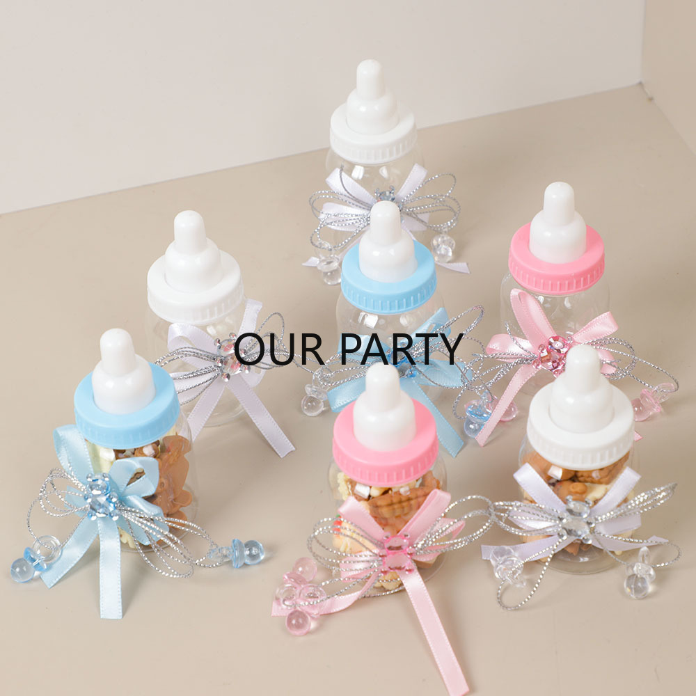 6/12Pcs Kunststoff Babyflasche – Party Games Baby Shower Bewertung und Preis