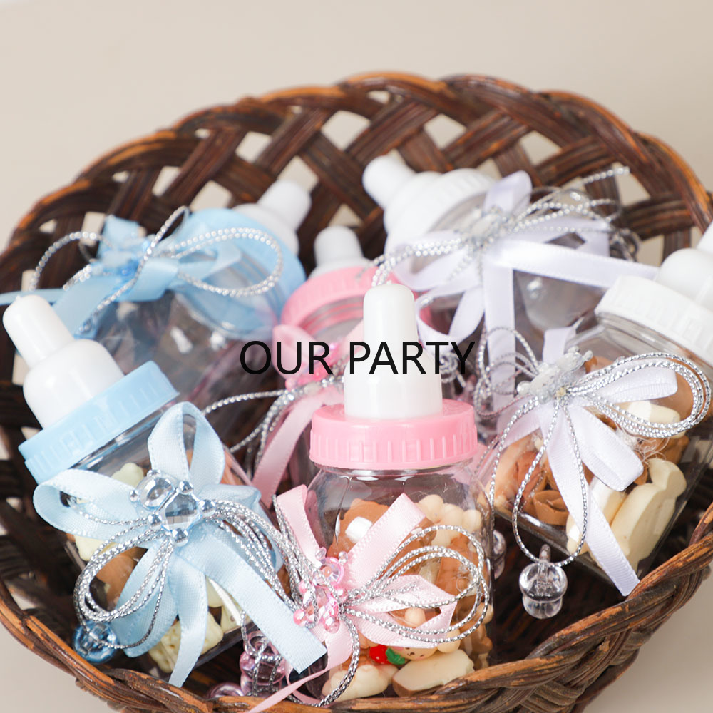 6/12Pcs Kunststoff Babyflasche – Party Games Baby Shower Bewertung und Preis