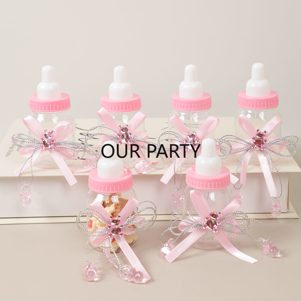 6/12Pcs Kunststoff Babyflasche – Party Games Baby Shower Bewertung und Preis