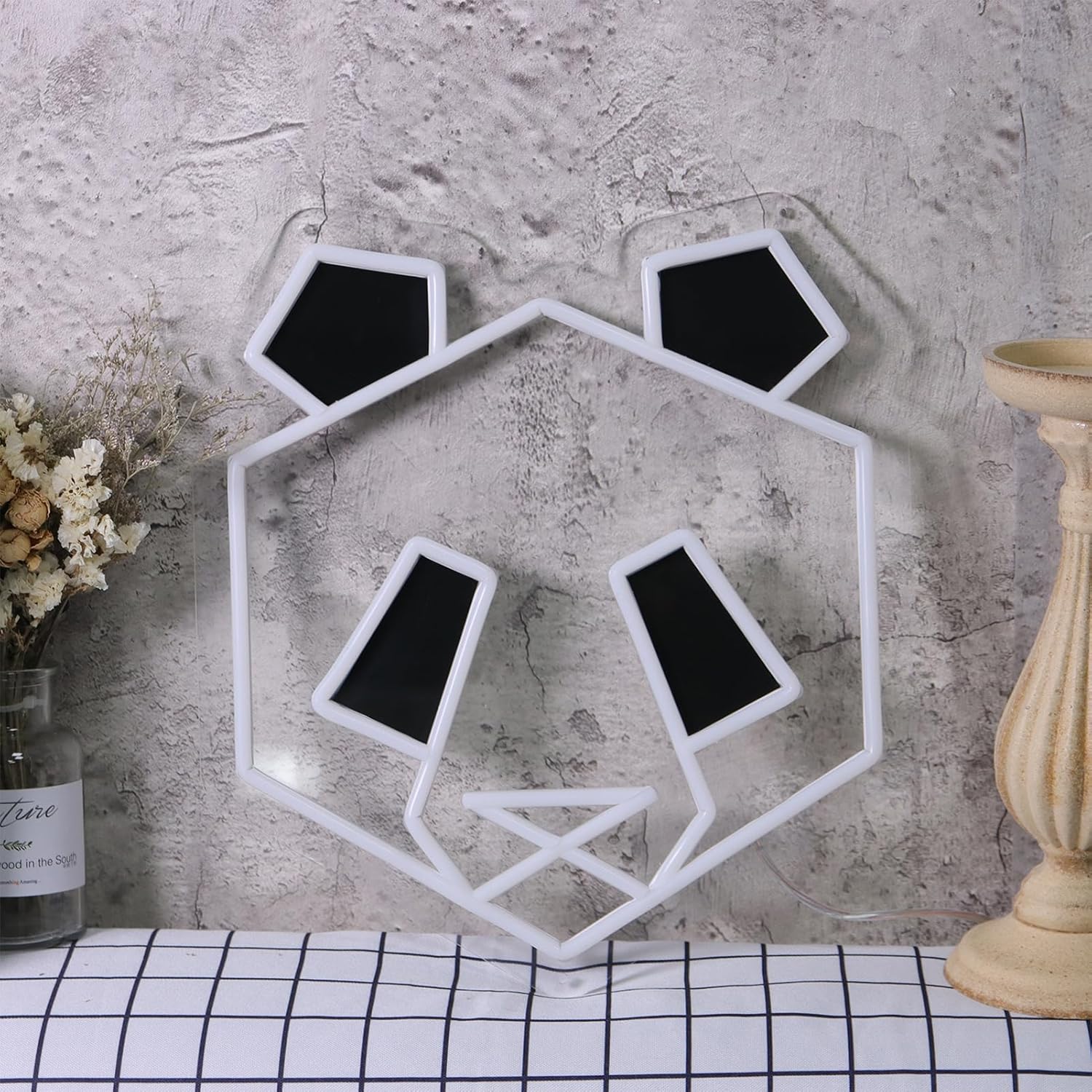 Panda-Neonschild, USB, dimmbar – Zoo Party Games Bewertung und Preis