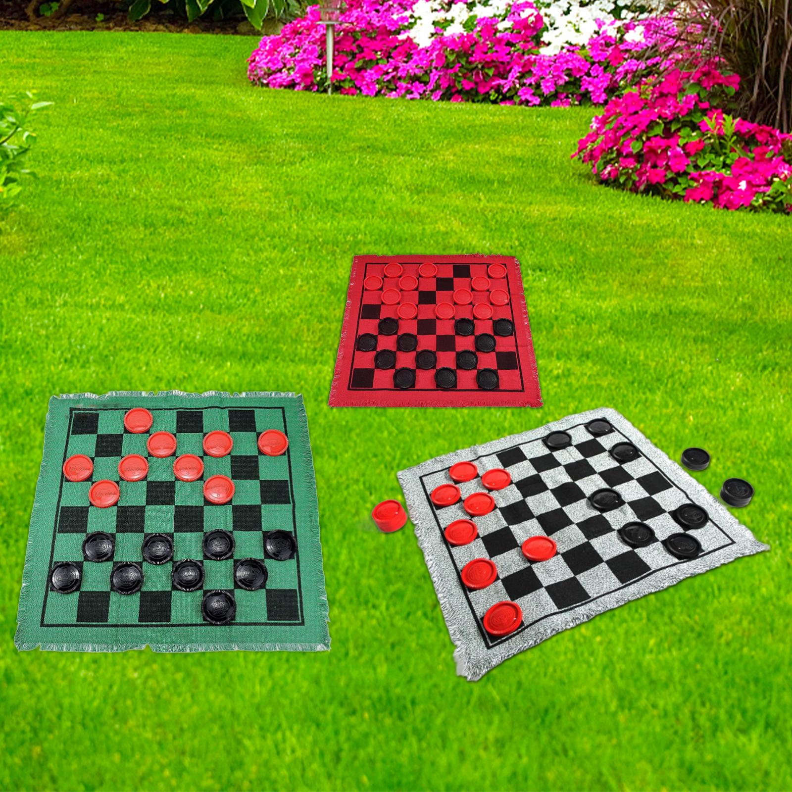 Giant Checkers Brettspielset,  – Tic Tac Toe Giant Bewertung und Preis