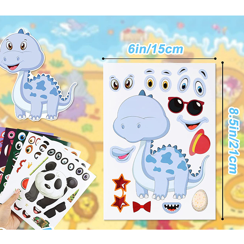12/24 Blatt „Make a Face“-Aufk – Zoo Party Games Bewertung und Preis