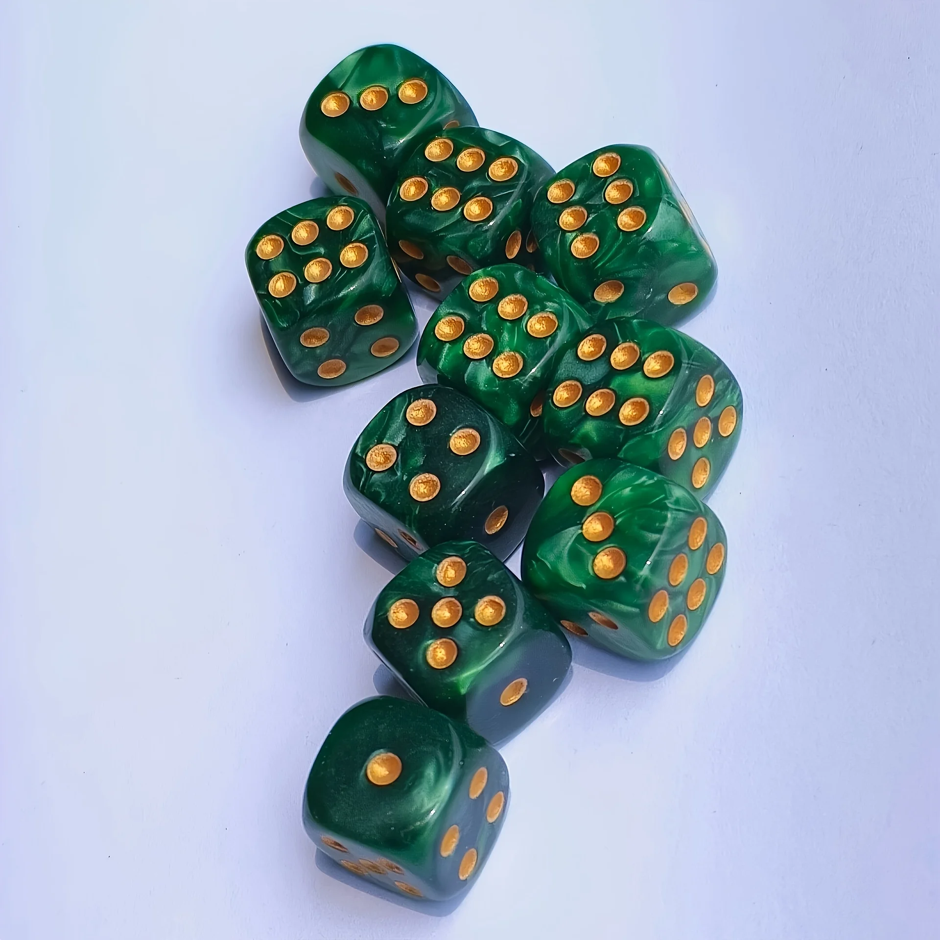 10 Stück 12mm Perlen-Swirl D6  – Party Games Board Game Bewertung und Preis