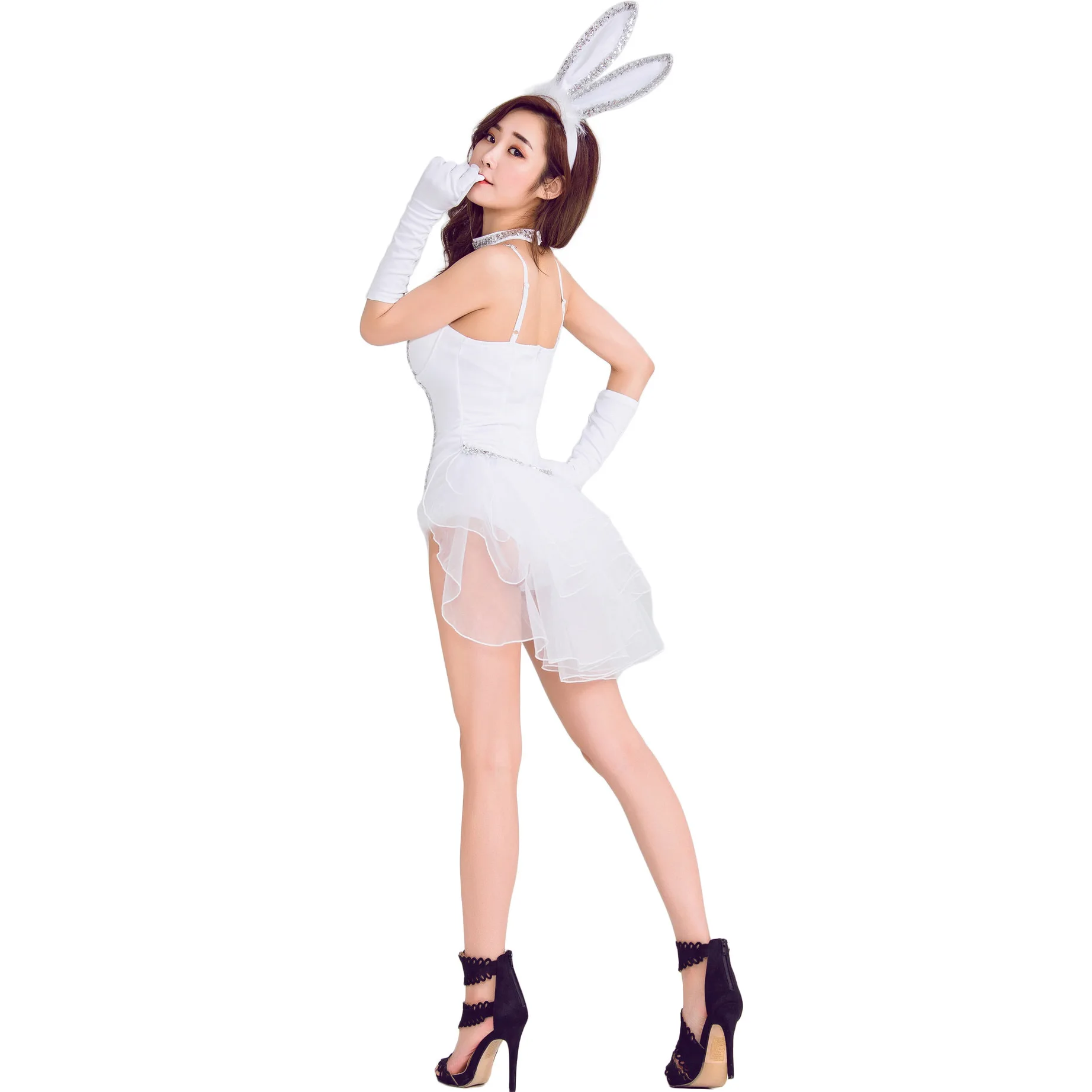 Weiß Sexy Smoking Bunny Girl K – Party Games Bunny Bewertung und Preis