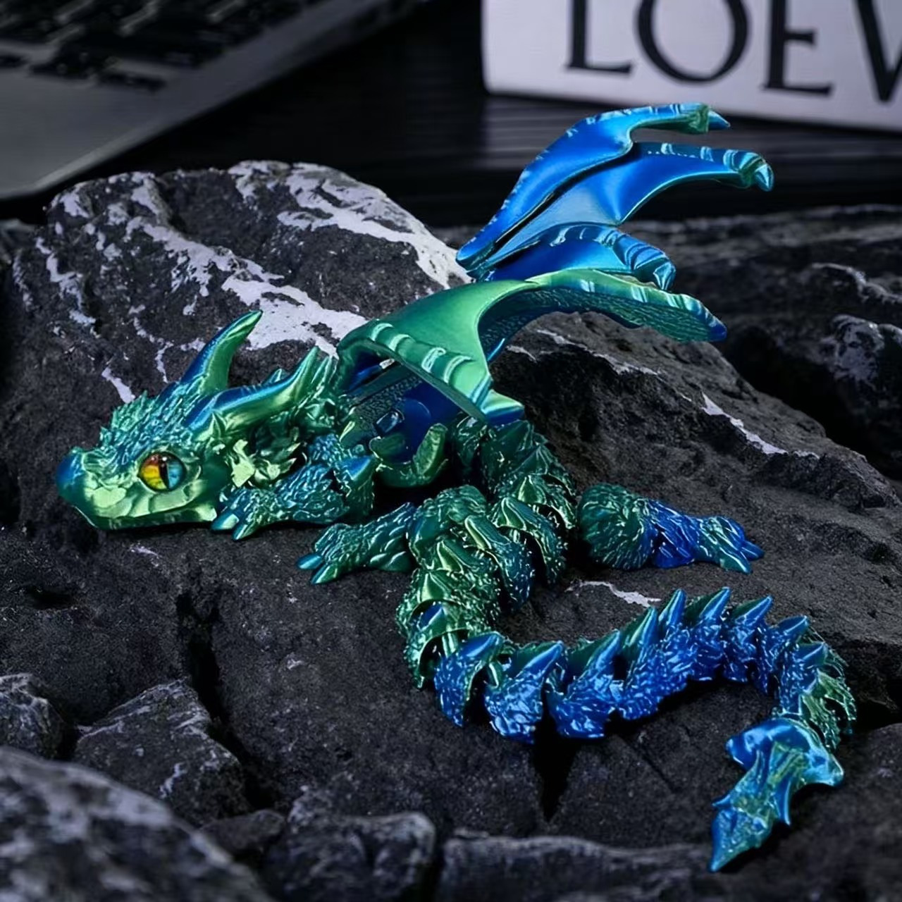 3D-gedruckter Wyvern-Drache mi – Party Games Shop Bewertung und Preis