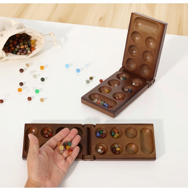 Antikes Mancala-afrikanisches  – Party Family Games Bewertung und Preis