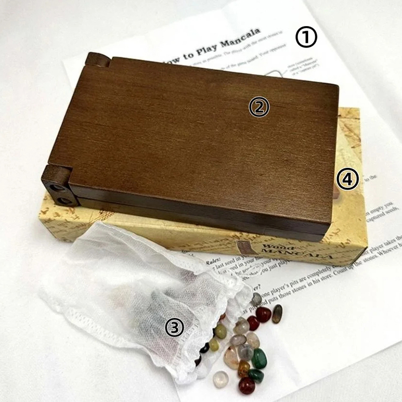 Antikes Mancala-afrikanisches  – Party Family Games Bewertung und Preis