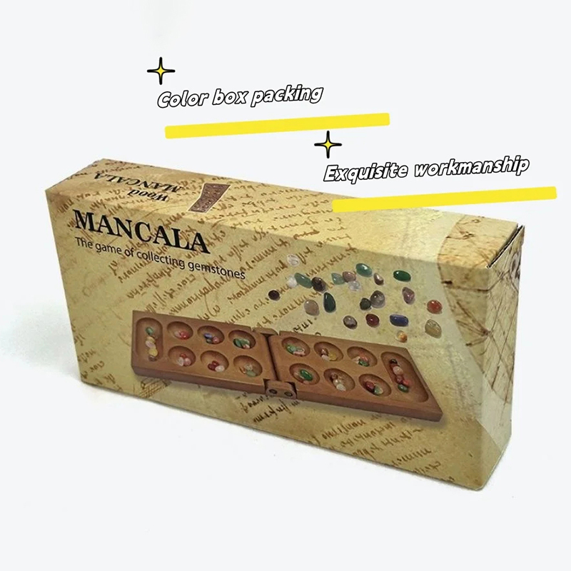 Antikes Mancala-afrikanisches  – Party Family Games Bewertung und Preis