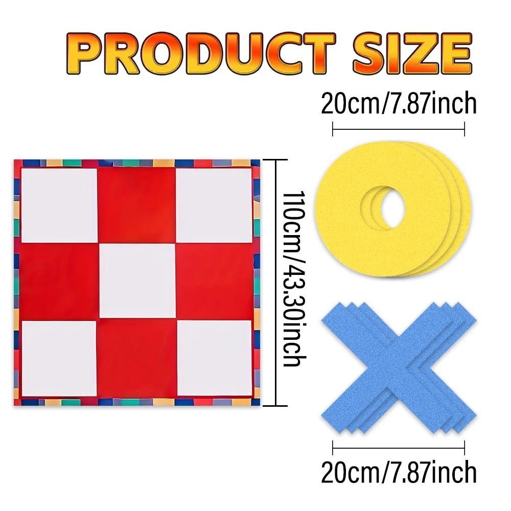 Riesiges Tic Tac Toe Spielmatt – Tic Tac Toe Giant Bewertung und Preis