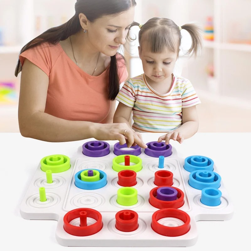 Montessori Stapelring-Brettspi – Party Games Board Game Bewertung und Preis